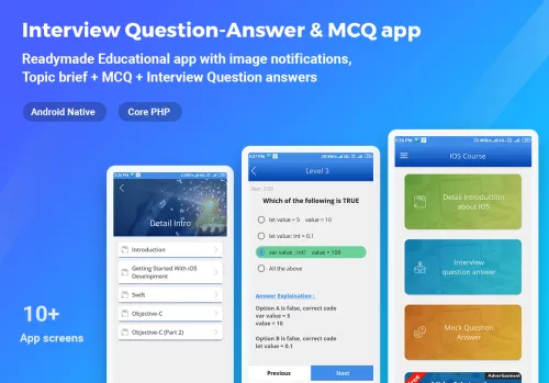 Interview Questions answers MCQs Preparation app